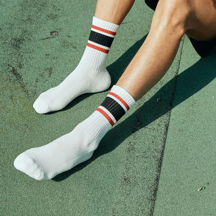 SOCKSTAZ SPORTS Block Pile Crew Socks (3 Colors)