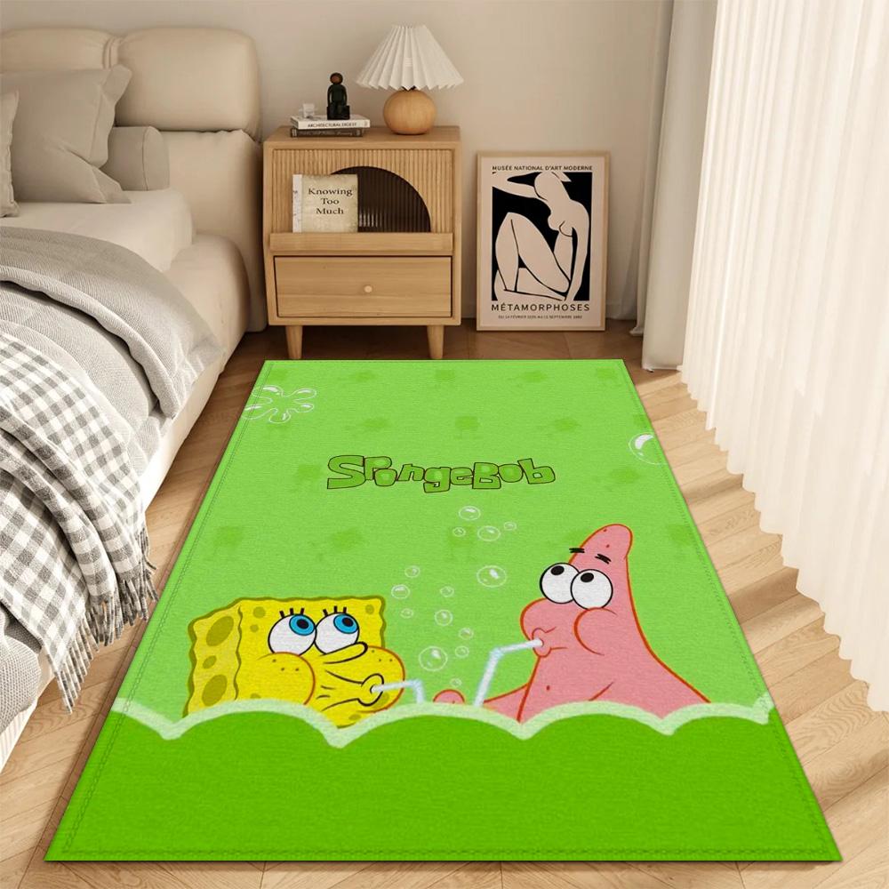 

Fashion Entrance Mat Living Room Rugs Decoration S-spongebob Doormat Front Door Non Slip Carpet for Kitchen Floor Mats Balcony 40x60cm