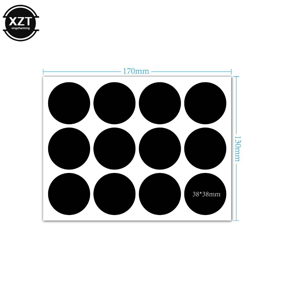 8-20pcs/Set Erasable Chalkboard Labels Waterproof Spice Sticker Craft Household Kitchen Spices Bottle Labels Blackboard Sticker