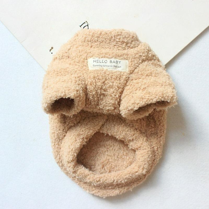 

Одежда для питомцев Облачный вельвет Поддева Хлопковая одежда с подкладкой для питомцев Бишон Тедди Одежда для собак Одежда для кошек Осень Зима S кофейный