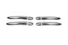 Handle Pads (stainless Steel) 4 Pcs, Carmos - Turkish Steel for Renault Kangoo 2008-2020