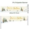Christmas Outdoor Banner Merry Christmas Decorations For Home 2025 Navidad Kerst Xmas Decor Noel Kerst Happy New Year Gift 2025