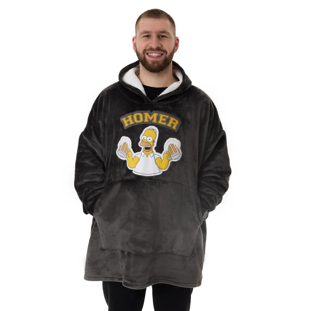 THE SIMPSONS Herren Homer Simpson Decken-Hoodie