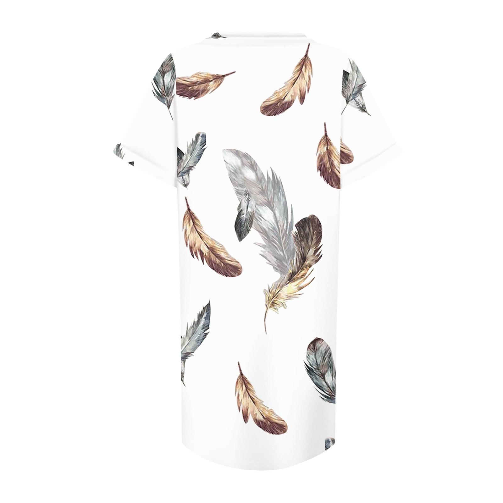 Женское платье с V-образным вырезом и пуговицами с коротким рукавом — фото 5