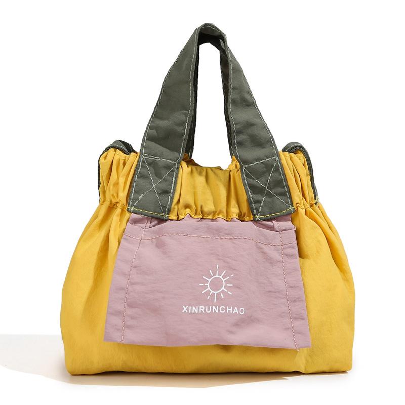 Geantă de mână Oxford Bloc de culori Geantă de umăr Crossbody Geantă Hobo pentru femei