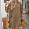 Summer Dresses for Women V Neck Ruffle Sleeve Mini Sundress Casual Loose Boho Beach Vacation Shift Dress