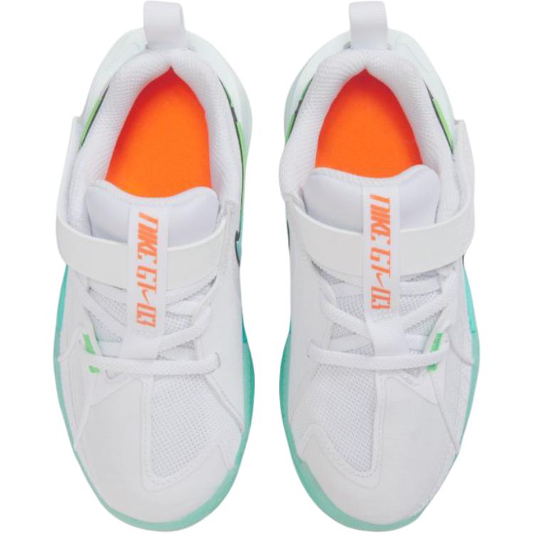 Nike GT Cut 3 PS Bleached Turquoise Kids Sneakers White Green-Strike Black FD7034-106
