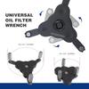 WORKPRO Universal Oil Filter Wrench Adjustable, Magnetic Oil Filter Removal Tool, Oil Filter Change Set, Ideal For Engine Filters, Conduit, &