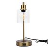 Industrial Table Lamp with Wireless  r USB Port Touch Control 3  s Brightness Bedside Lamp for Bedroom Guest Room
