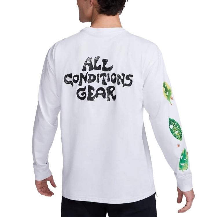 Nike ACG Series ACG DF LS OC ANTS Breathable Long Sleeve T-Shirt Men Tops White HJ0803121