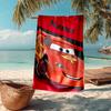 Custom Name Ultra-Soft Beach Towel with Cars Theme,Ideal for Pool - Camping, Diving - Perfect Travel Essential, Vibrant Beach Towel.