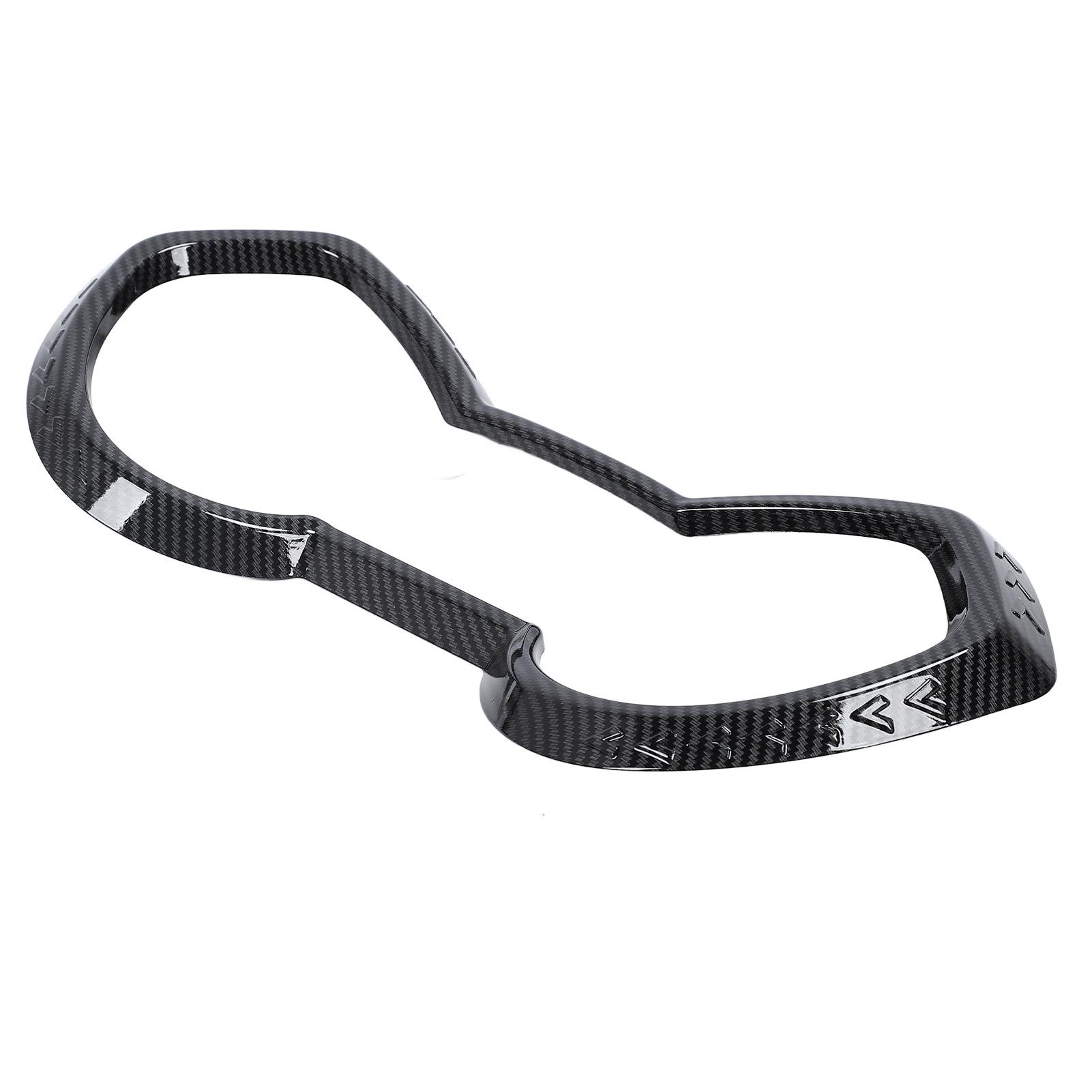 

Motorcycle Meter Frame Cover Carbon Fiber Style Dust Proof Scratch Resistant Code Table Frame Instrument Decoration for