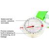 Hand Navigation Tool Waterproof Competition Orienteering Teaching Learning Map Scale Pointing Guide for Mountaineering