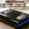 Vibration Plate, Power Plate with 120 Intensity Levels, 5 Pre-Set Programs, LED Lights, Resistance Bands, Non-Slip