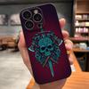Skull Horror Patterns Phone Case For IPhone 17 Pro Max 15 Pro 16 14 Plus 12 13 Mini 11 Pro Shockproof Soft Cover