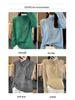 2025 Spring Worsted Wool Knit Sweater: Half-High Neck, Long Sleeve, Floral Hollow Design Pullover