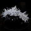 Korean New Style Handmade Flower Small Fresh Wedding Dress Bride Wedding Crown Headdress Crown Tiara Hair Accessories