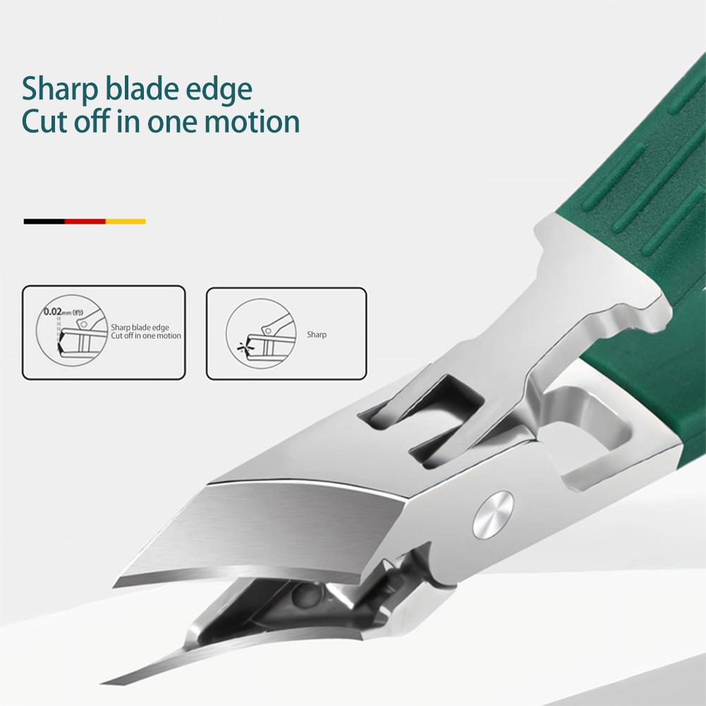 Large Opening Nail Clippers High-end Original Anti Splash Nail Groove Eagle Beak Special Nail Knife Thick Toenail Pliers