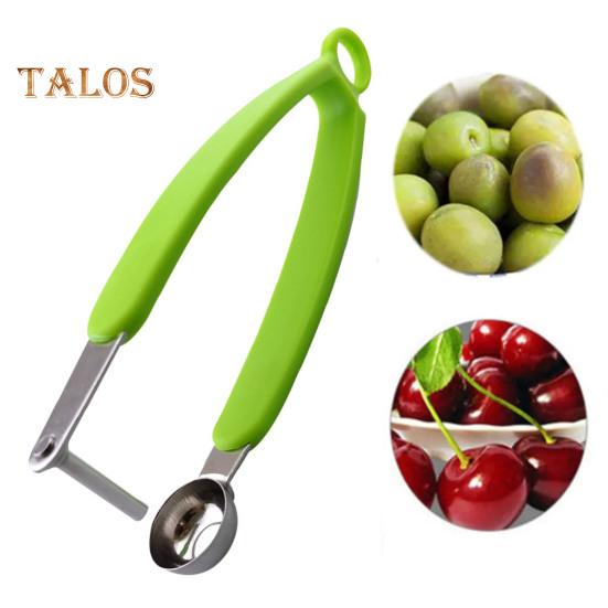 Cherry Corer Cherry Pitter Tool Rustfritt stål Olive Pitter Heavy-Duty Frukt Pit Remover Multi-Purpose kjøkkentilbehør