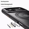360° Rotating Kickstand Transparent Shockproof Phone Case for iPhone 17 Pro Max/Pro/Air with Full-Button Coverage