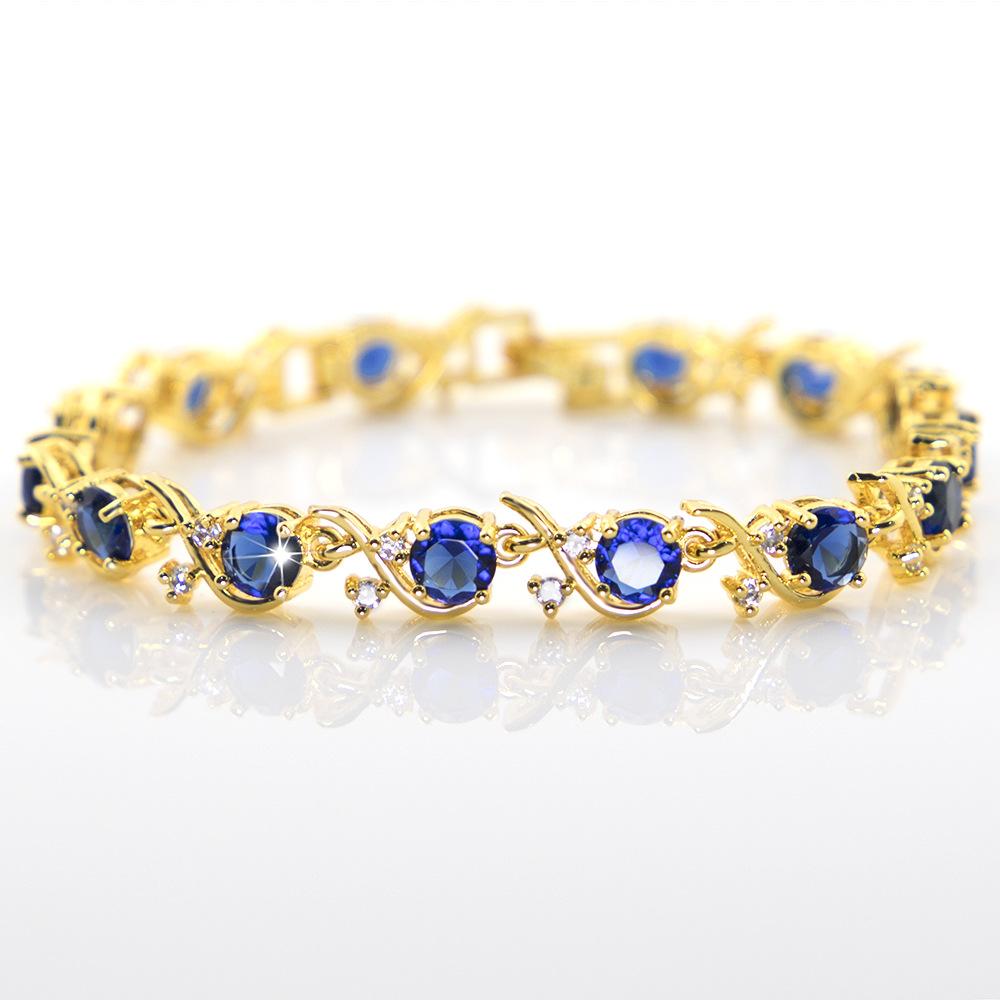 Šviežių slyvų žiedų cirkonio apyrankė moterims Kūrybinga cirkonio universali apyrankė Daugiaspalvė