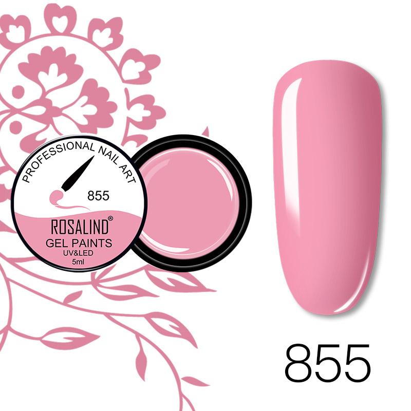 ROSALIND 5ml Μεταλλικό βερνίκι βαφής gel βερνίκι νυχιών βερνίκι μανικιούρ DIY Polish Design Nail Art Painted