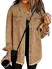 Women's Brushed Denim Jacket - Spring/Autumn European & American Design