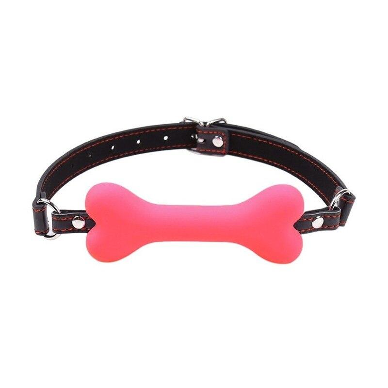 BDSM Mouth Gag Sex Adlut Toys Dog Slave Fetish Bondage Sex Games Harness Dog Bones Style Erotic Torture Sex Games