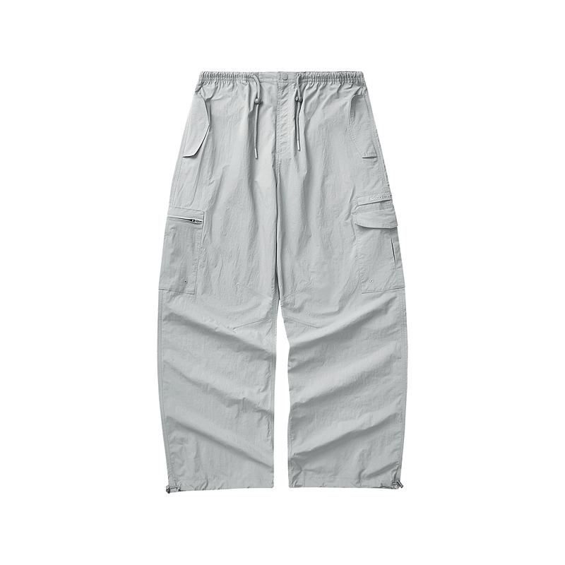 Skechers Fashion Versatile Loose Cargo Pants Women bottoms Alloy L224W114-002E M