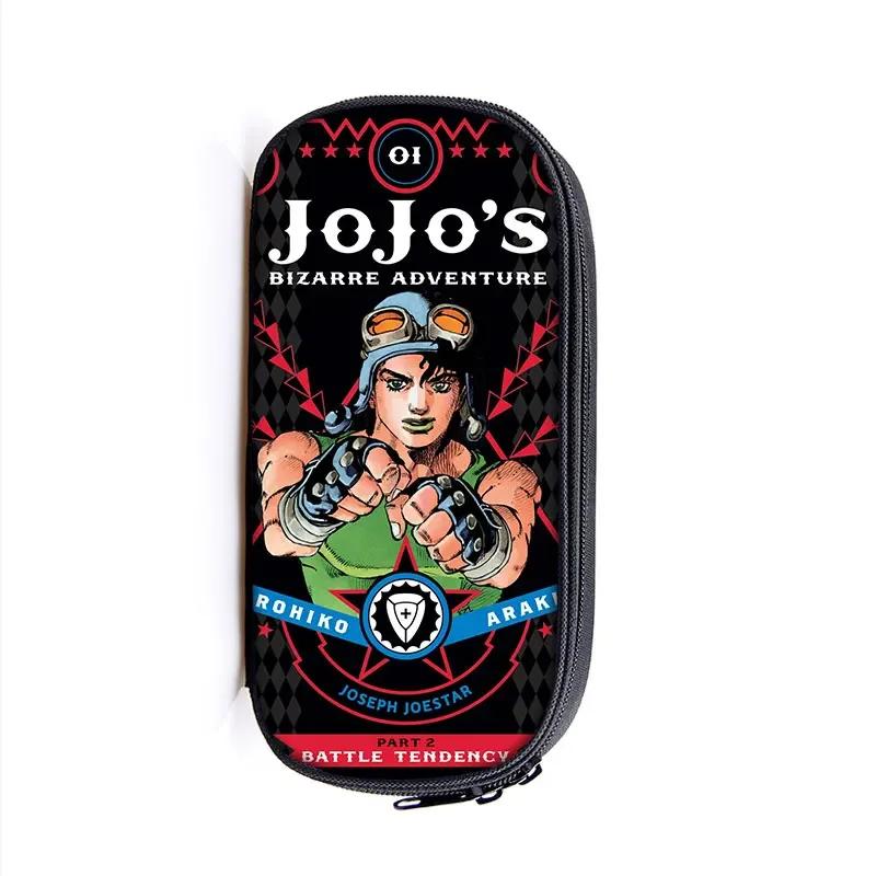 Anime Jojo Bizarre Adventure Piórnik Kujo Kira Yoshikage KILLER QUEEN Kosmetyczki Pudełko na przybory szkolne dla nastolatków Torby na artykuły papiernicze Prezent