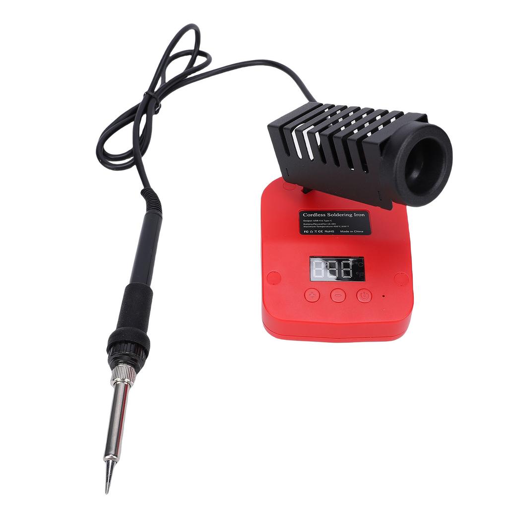 Cordless Soldering Station Suitable for   48-11-1811 48-11-1815 Battery LCD Display Portable Soldering Iron Kit with USB Type C Port
