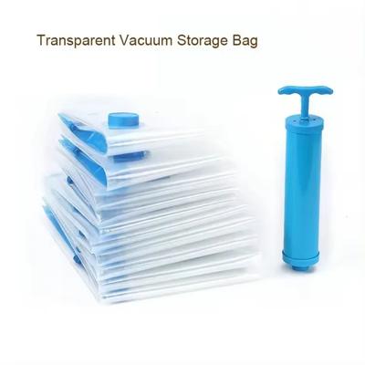 Saco de armazenamento a vácuo durável, mais espaço, economize sacos de vedação para roupas, travesseiros, roupa de cama, guarda-roupa, dobrável, organizador de viagem comprimido