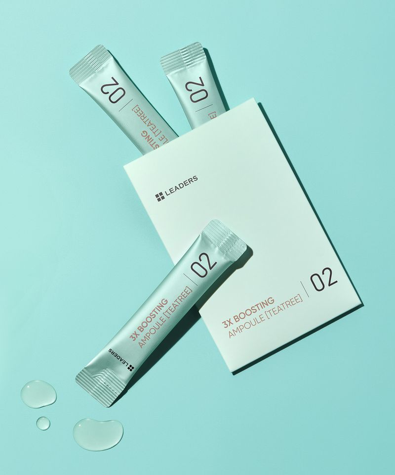 [Spicule + Tea Tree Ampoule][Total 21 Uses] Leaders 3X Boosting Solution Shot + Ampoule 7ea*3 boxes
