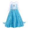 Vestidos Snow Queen Princess Dress Girls Costume Halloween Kids Role-play Carnival Children Birthday Party Dress
