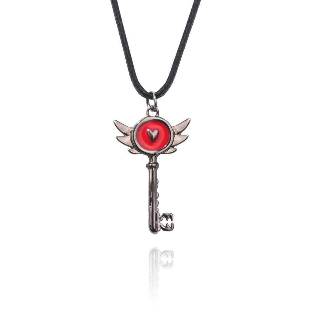 Necklace Hotel Key With Anime Cartoon Metal Pendant Jewelry Gift Fashion