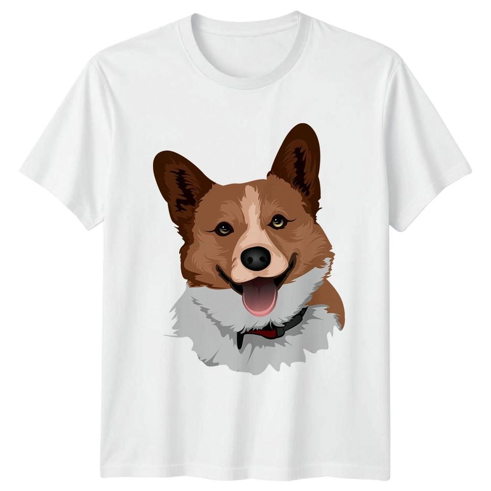 Happiness Is A Corgi Face TShirt Pembroke Welsh Corgi Dog Christmas S