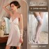Sexy Lingerie Hollow with Chest Pad Suspender Lace Red Backless Sexy Dress