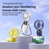 Portable Mini Foldable Desktop Fan: Rechargeable Via TYPE-C, Comes with Lanyard, Customizable LOGO