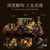 New Arrival MOC Retro Mechanical Steam Car 3D Construction Educational Building Blocks Set Toys Adults Kids Holiday Gifts Boys