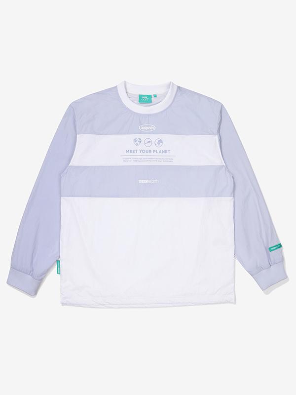 Bbc Earth Colorblock Lightweight Woven Sweatshirt_Lilac Lilac/100
