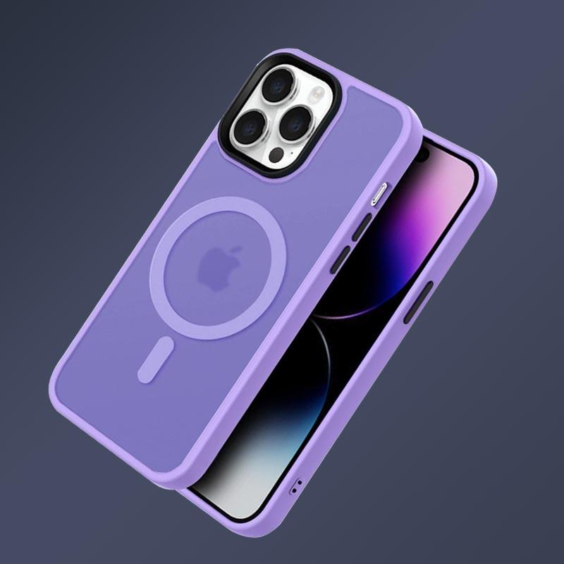 Luxury Matte For Magsafe Case For iPhone 15 13 12 11 14 Pro Max Plus Cases Magnetic Wireless Charge Translucent Shockproof Cover