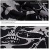 51 Hip-Hop American Street Style Skull Cool Loose Knit Sweater Unisex Trendy Brand Letter Embroidery V-Neck Sweater Vest