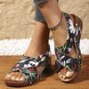 2024 Summer Beach Sandals: Color Block Breathable Women's Casual Slippers