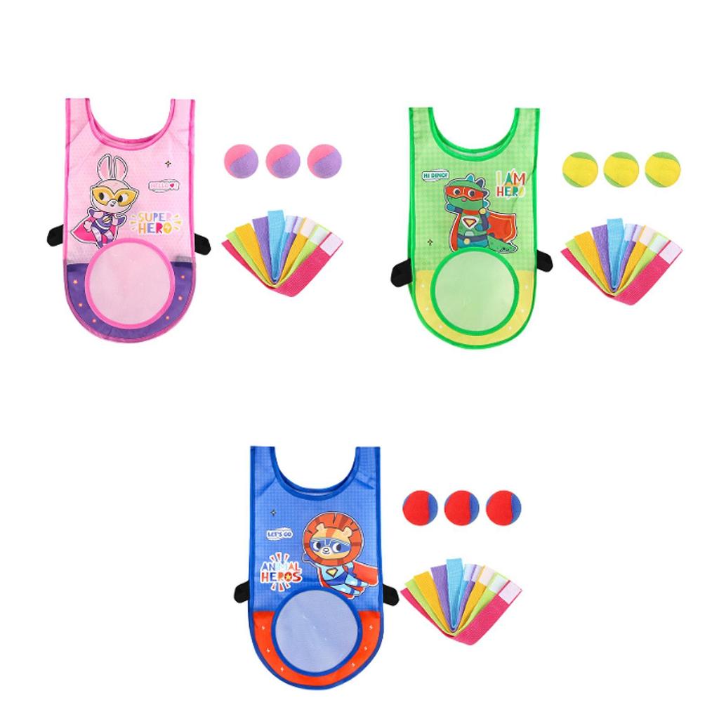 Dodgeball Game 3 Sticky Ball Toy Activity Equipment for Indoor Outdoor Beach