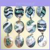 Geometric Shell Pendant Necklace For Jewelry Making Artisans