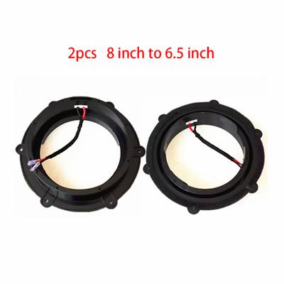 2pcs 8 Inch To 6.5 Inch Car Speaker Adapter with Lossless Plug for Volkswagen