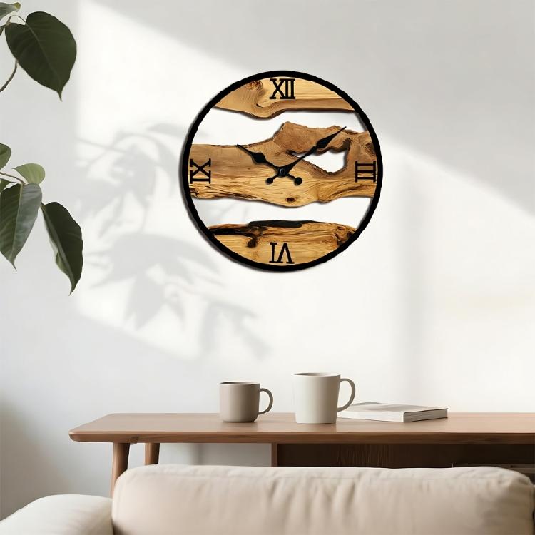 Decorative Wall Clock,Silents Battery Operated Wall Clock Silents None Ticking Wall Clocks Sweeps Movement Easy To Read