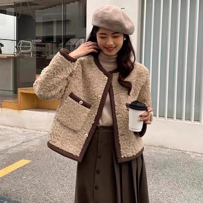 New Lamb Fur Coat for Women In Spring, Autumn and Winter New Small and Small Fragrance Style Super Beautiful Versatile Top