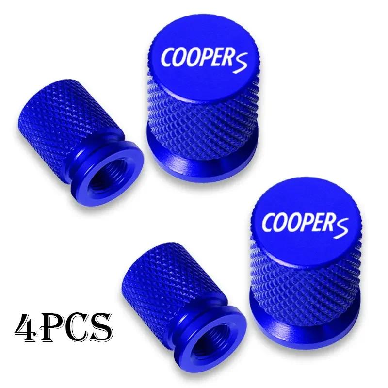 For Mini M104pcs For Mini Cooper S R56 R50 R53 F56 F55 R60 Accessories Car Wheel Tire Valve Caps Tyre Stem Covers Airdust Waterproof