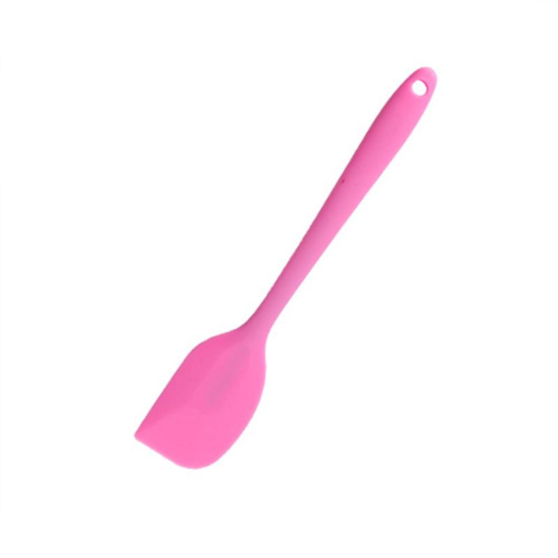 1pc Silicone Cream Scraper Heat-resistant Cake Butter Spatula Soft Stirring Knife Pastry Mold Brush Kitchen Baking Tool